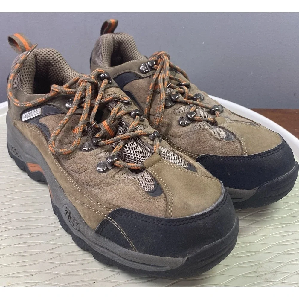 Herman Survivor Gage TT Mens Leather Steel Toe Waterproof Brown Low Shoe Boots 9